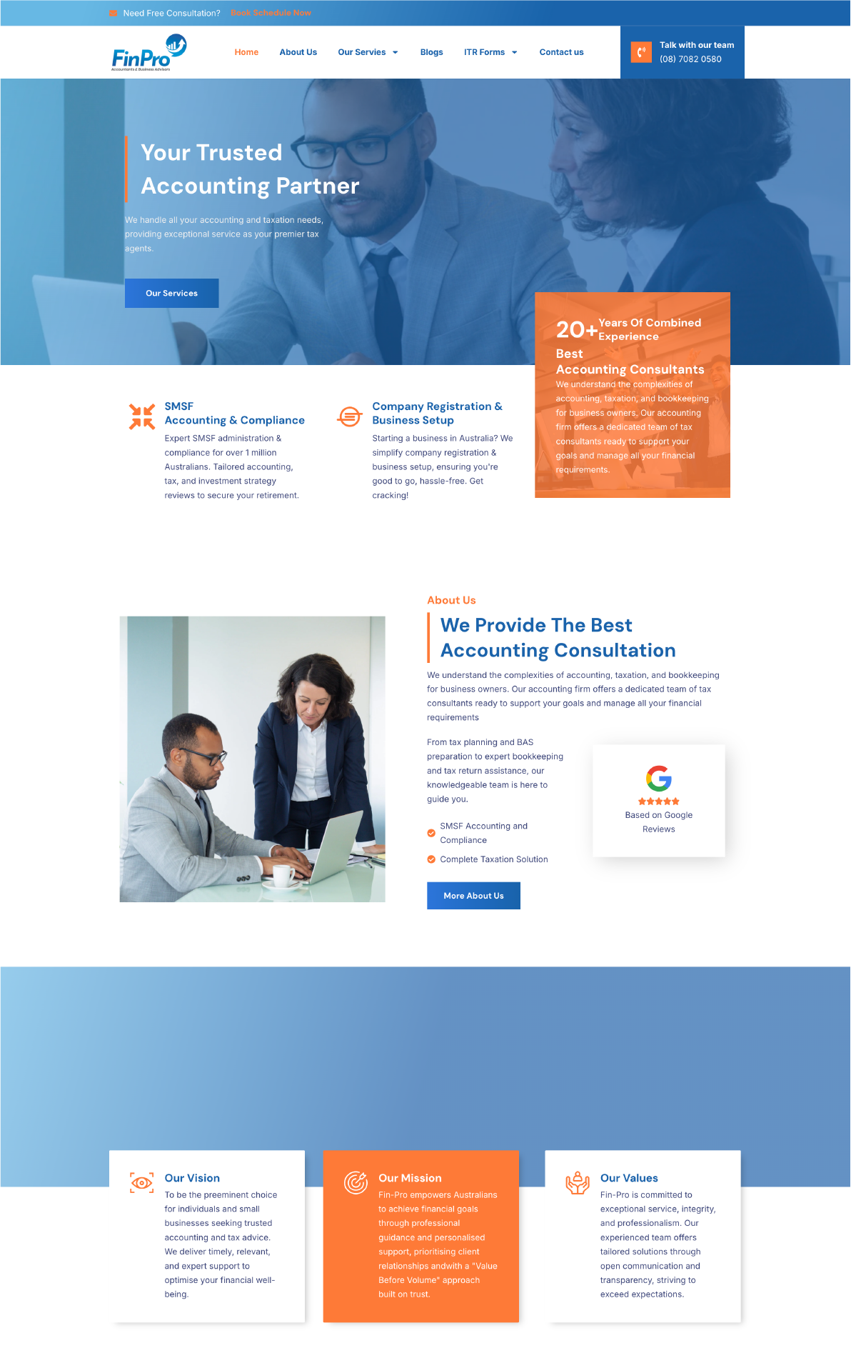 Fin-pro website